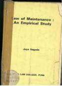 Law of Maintenance : An Empirical Study
